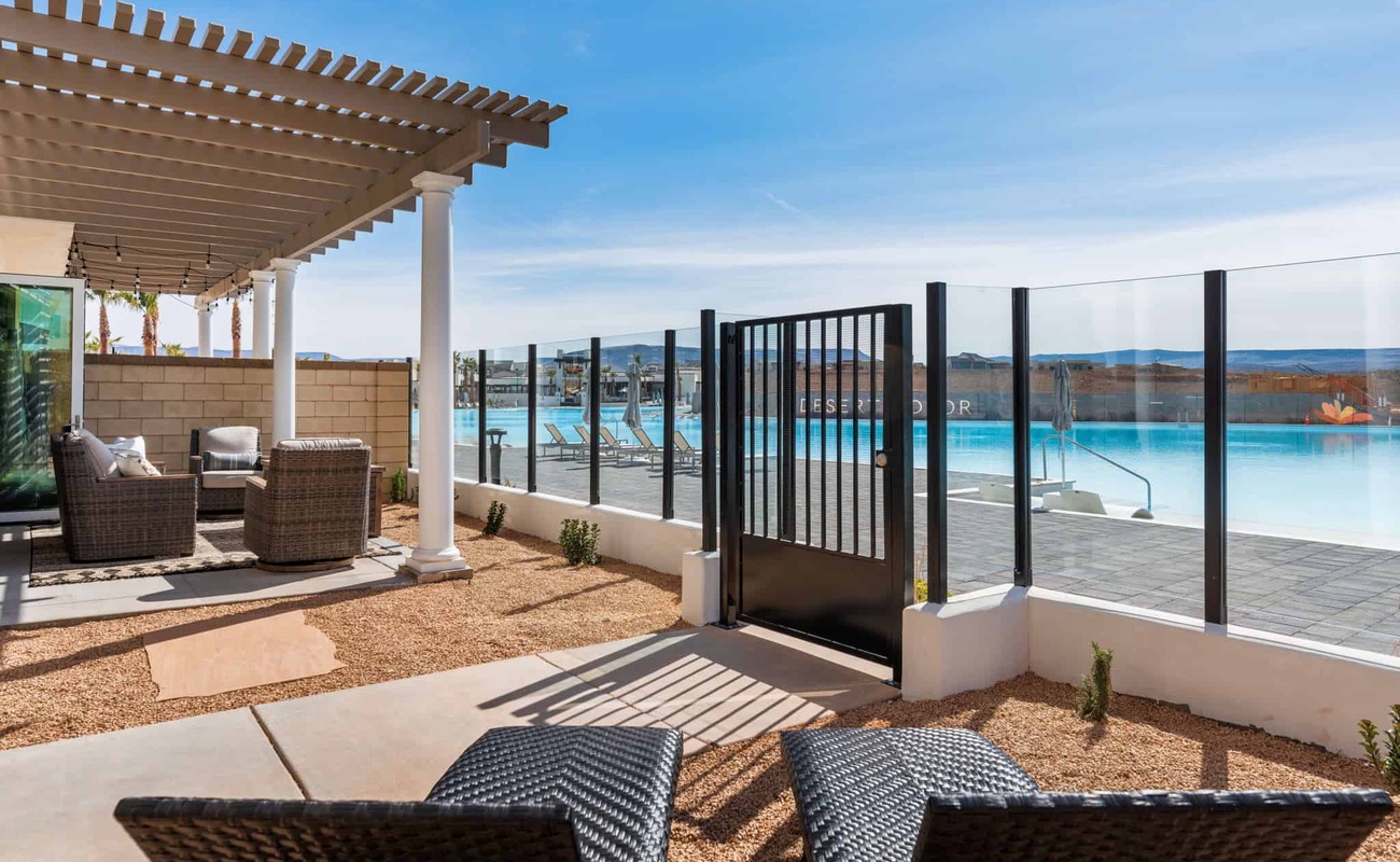 House 2: Backyard View of Lagoon