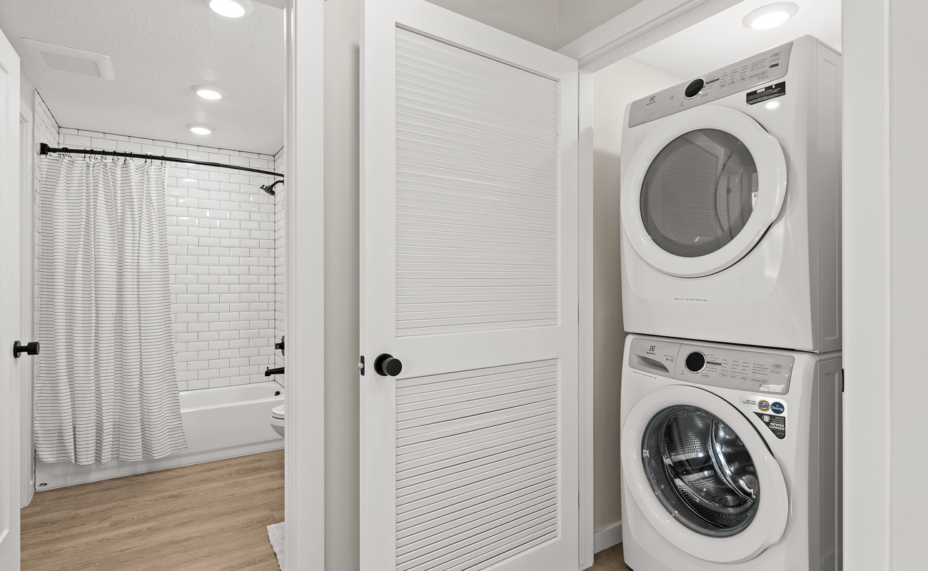 Stacked Washer and Dryer