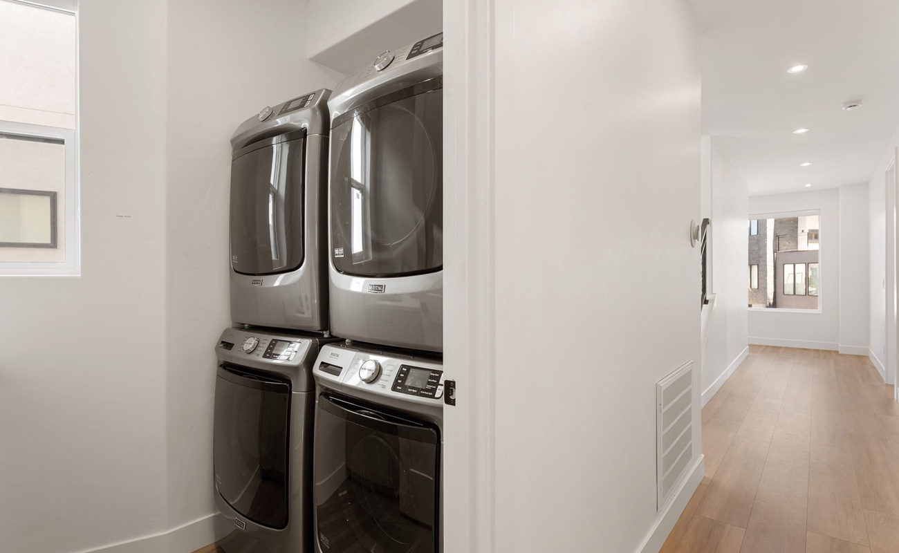 Double Washers + Dryers