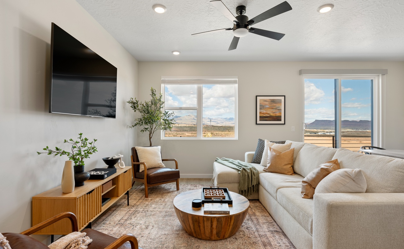 Living Room with Sofa Sleeper