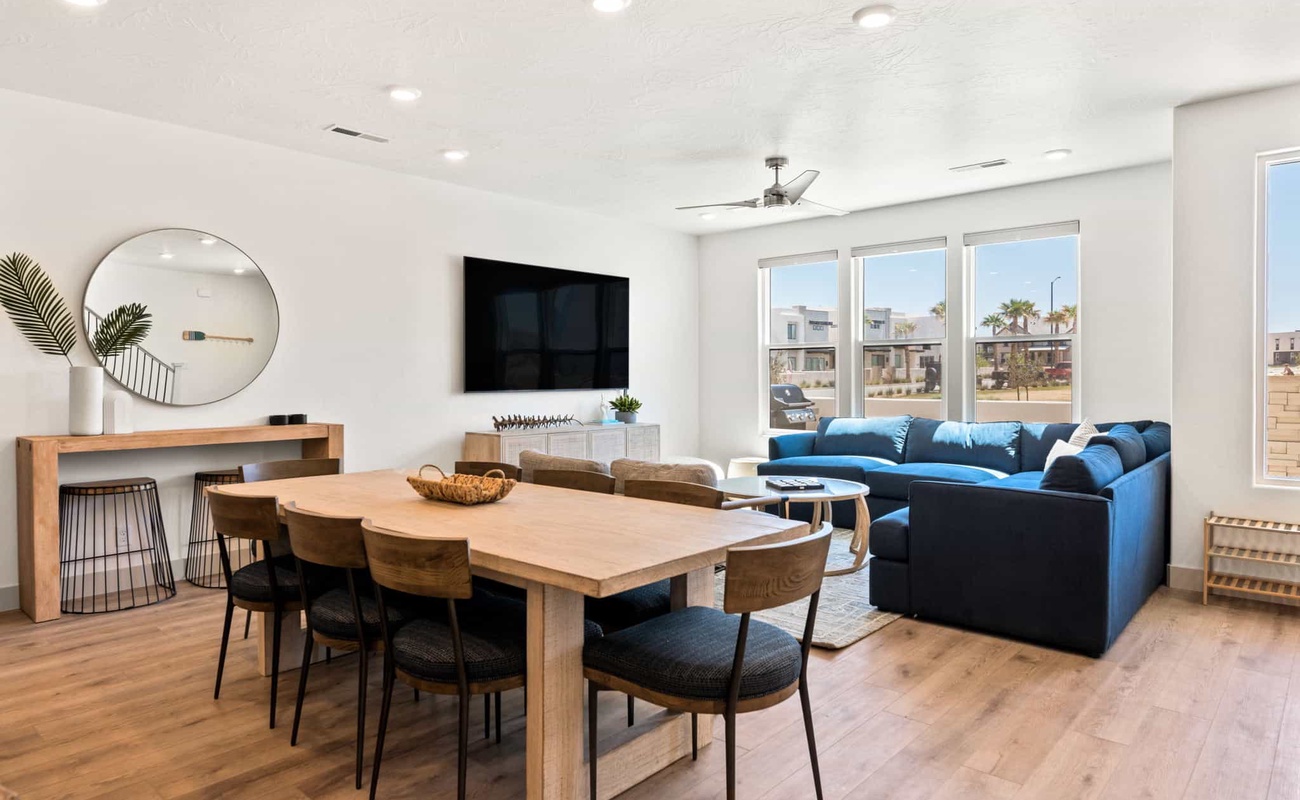 Dining Area and Living Room