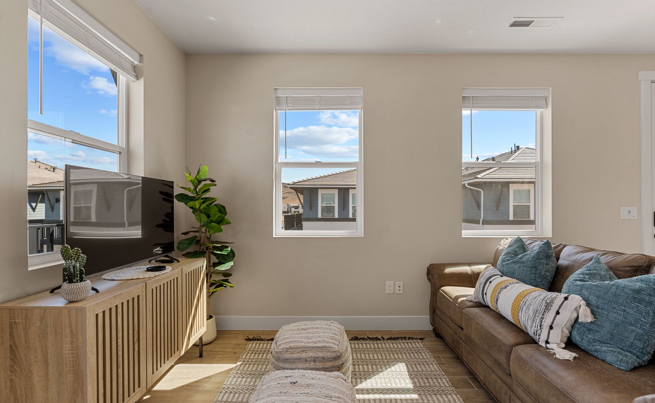 Detached Casita- Living Room + Sofa Sleeper