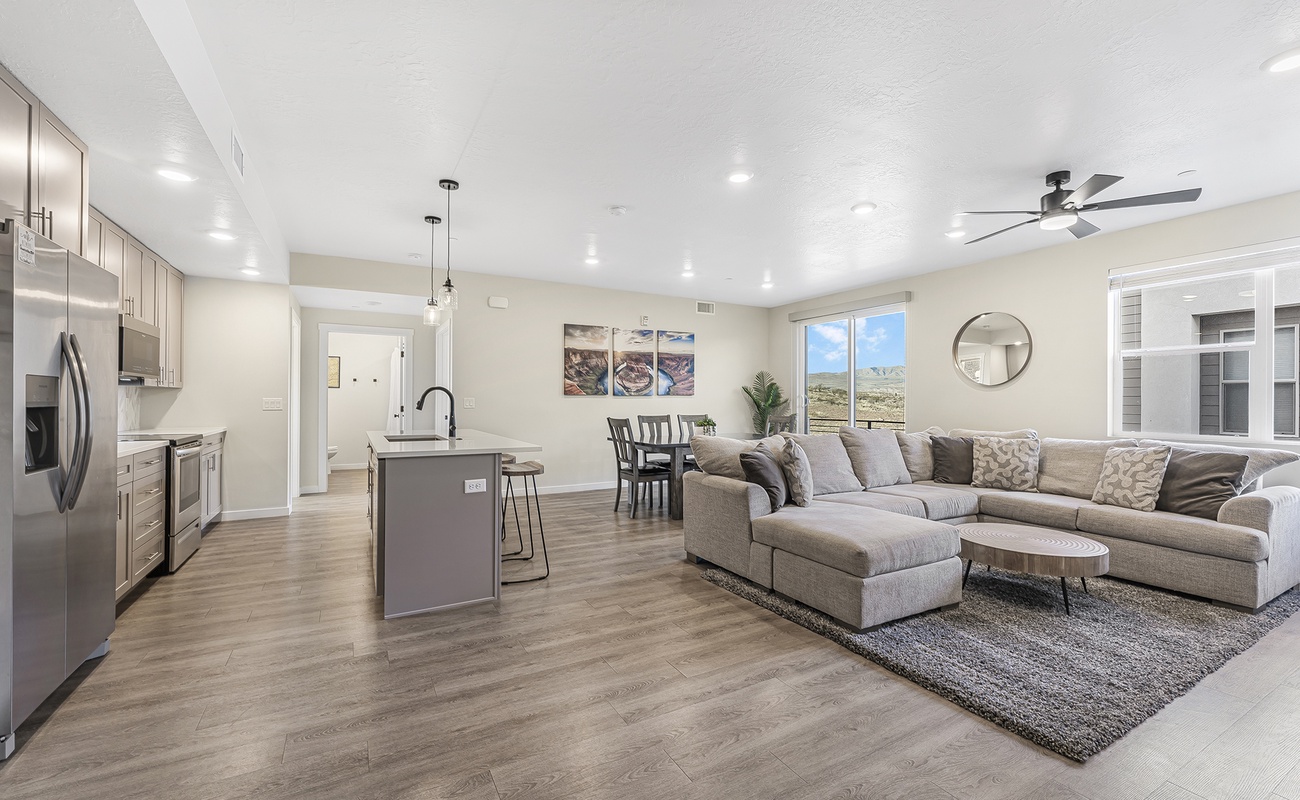 Living Room and Kitchen