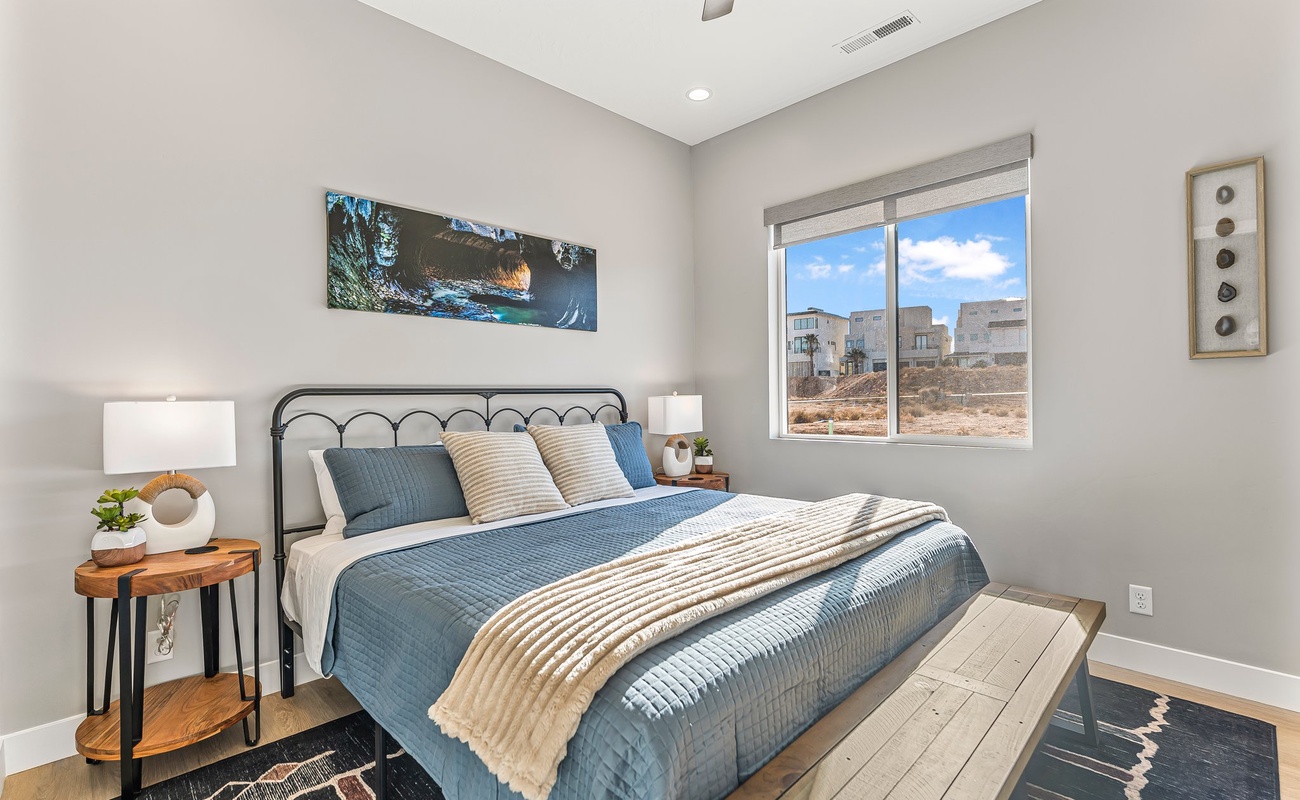 King Bedroom with Attached Bathroom on Main Level