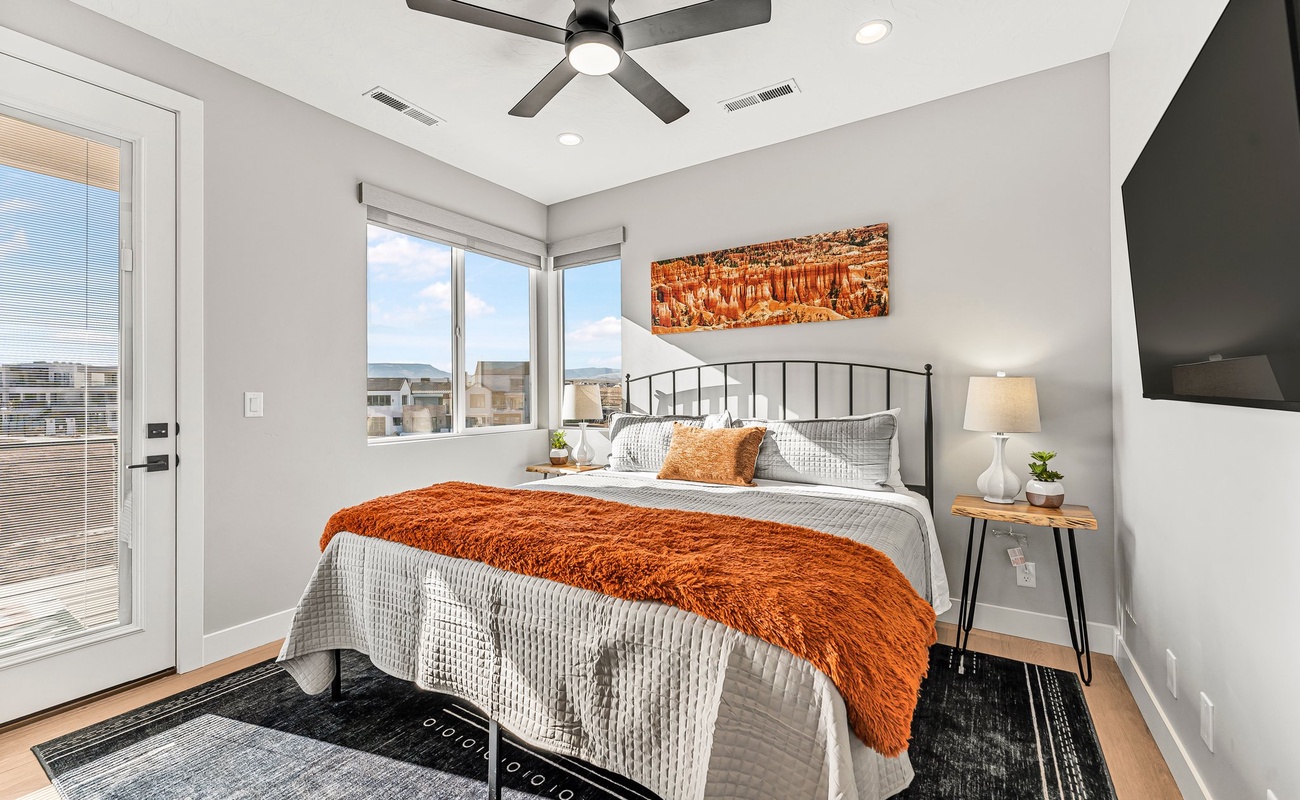 King Bedroom with Attached Bathroom