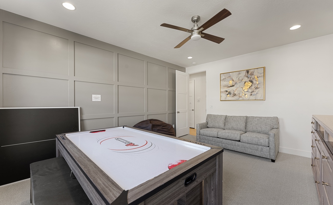 Game Room and Pullout Couch