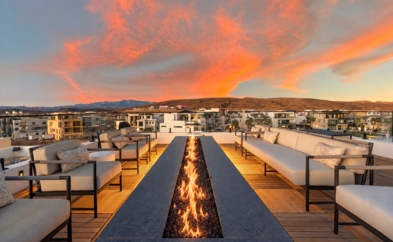 Rooftop Fire Table