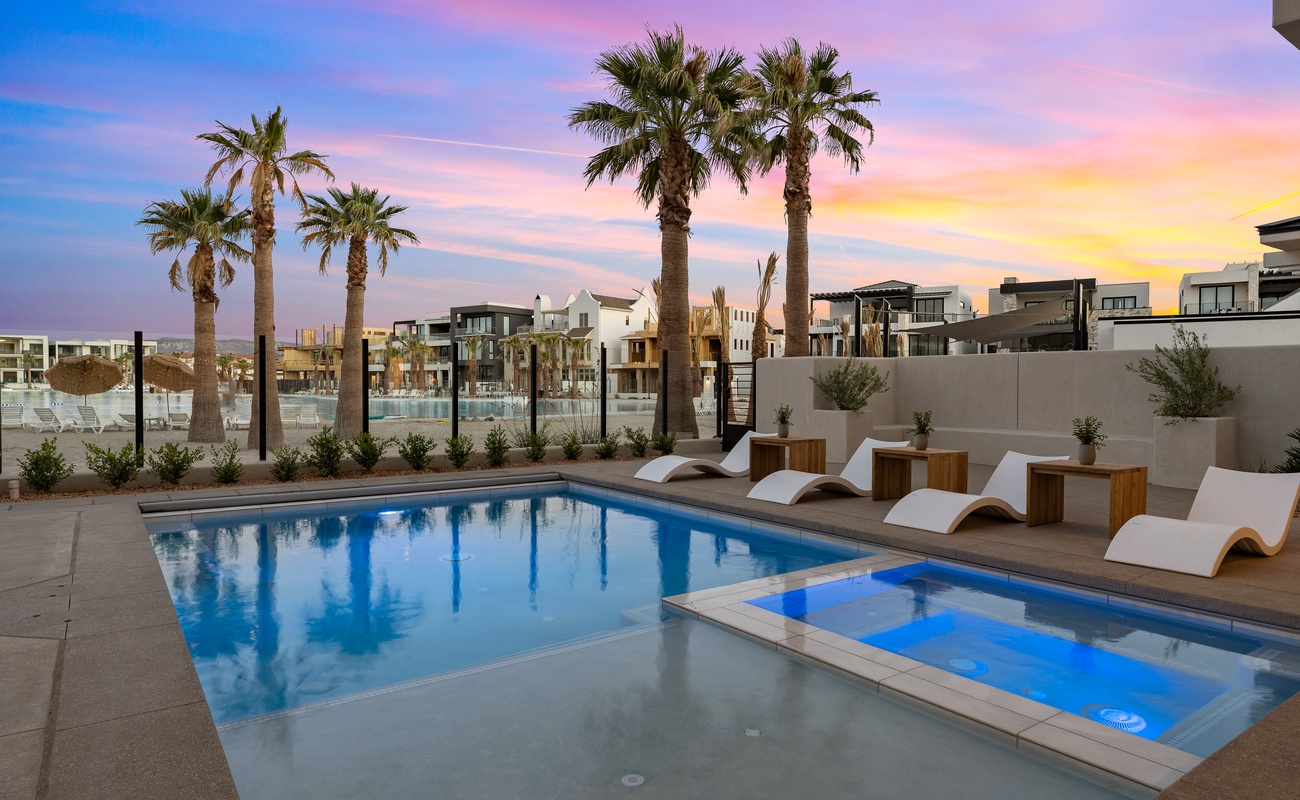 Private Pool at Dusk