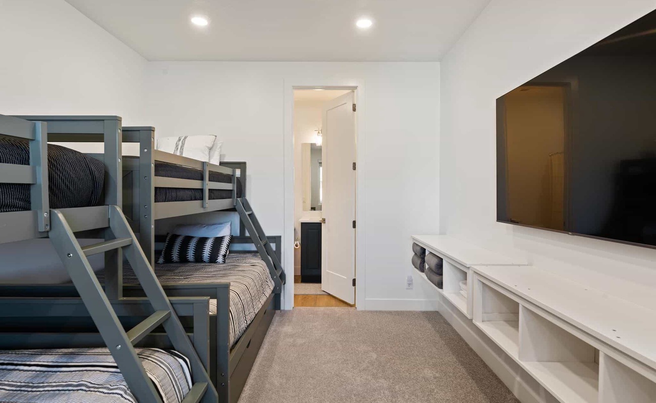 2 Twin/Full Bunks with Twin Trundles