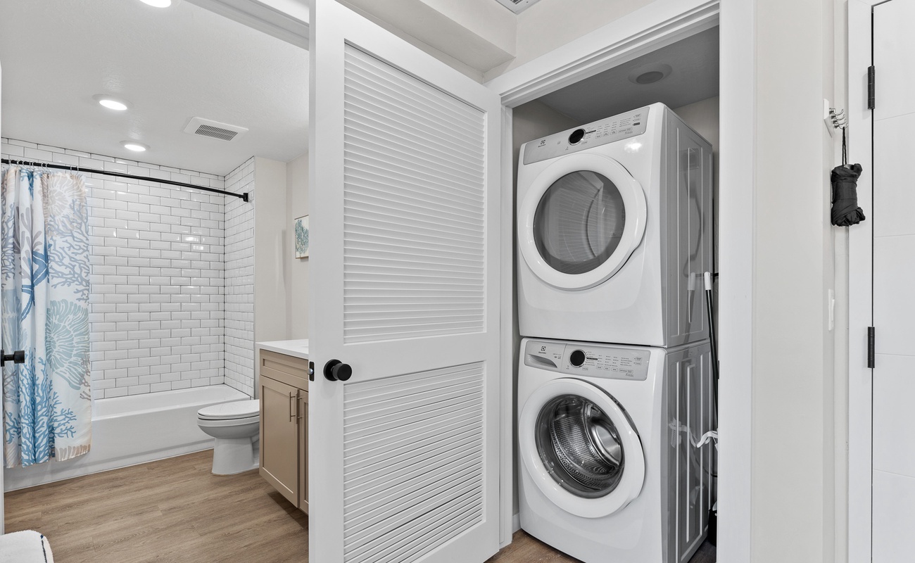 Stacked Washer and Dryer