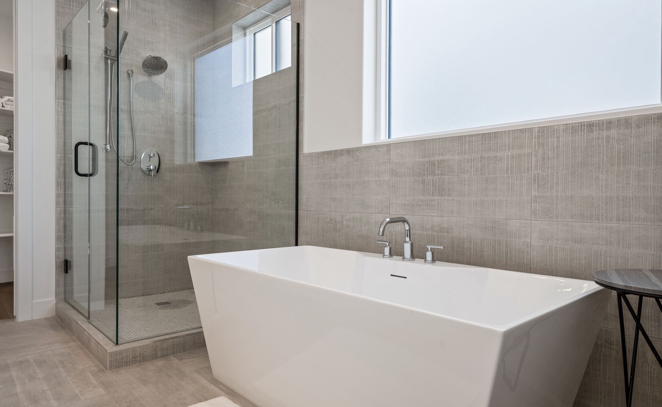 Master Shower and Bath