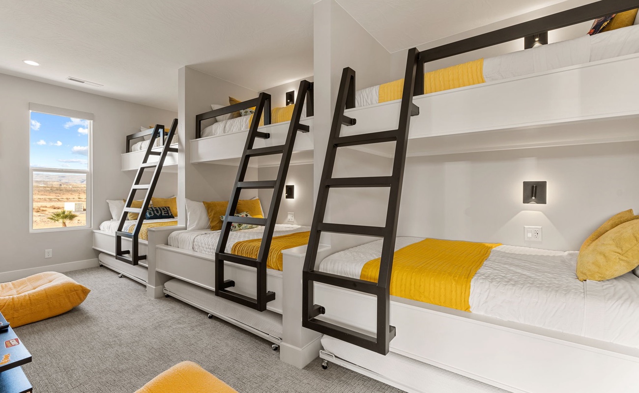 3 Twin/Double Bunks + 3 Twin Trundles