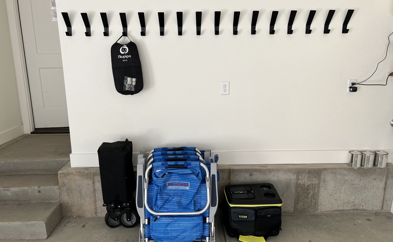Wagon, Chairs and a Beach Cooler