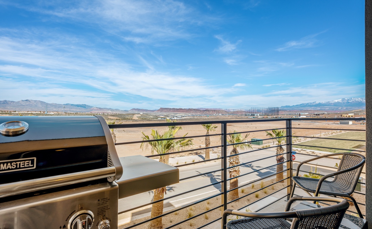 Balcony Seating and Grill
