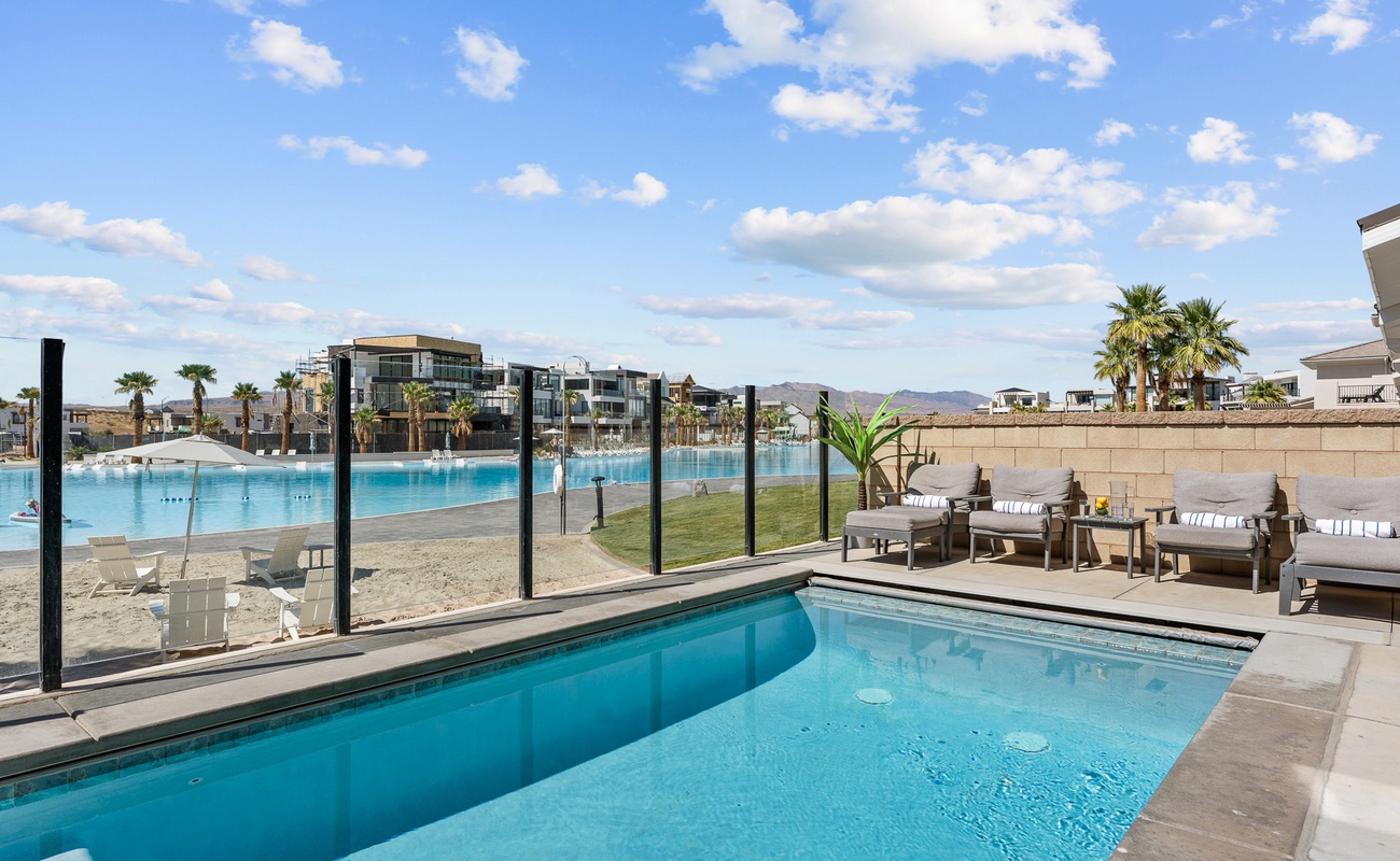 Backyard Private Pool with Lagoon Access