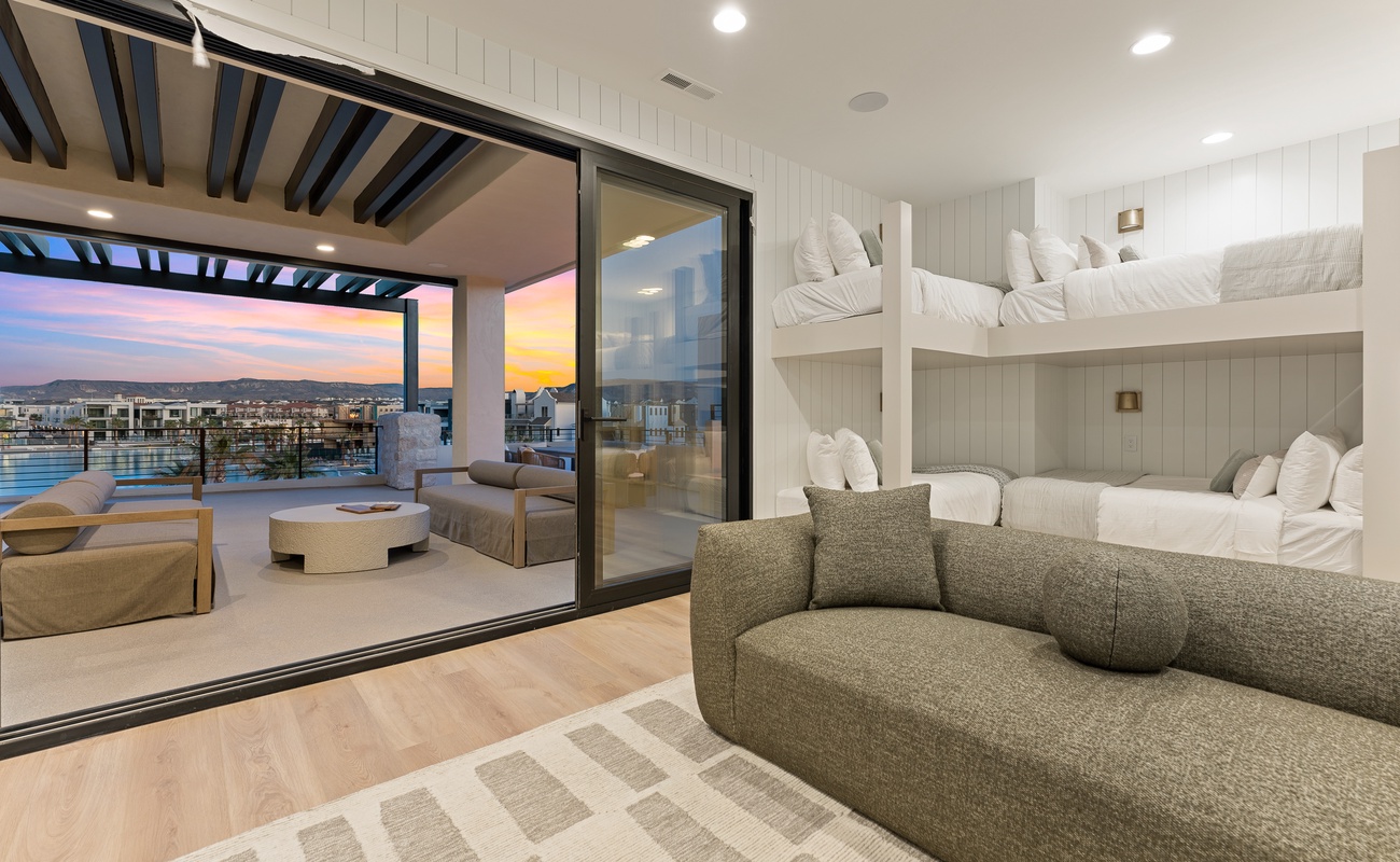 Living Area at Sunset