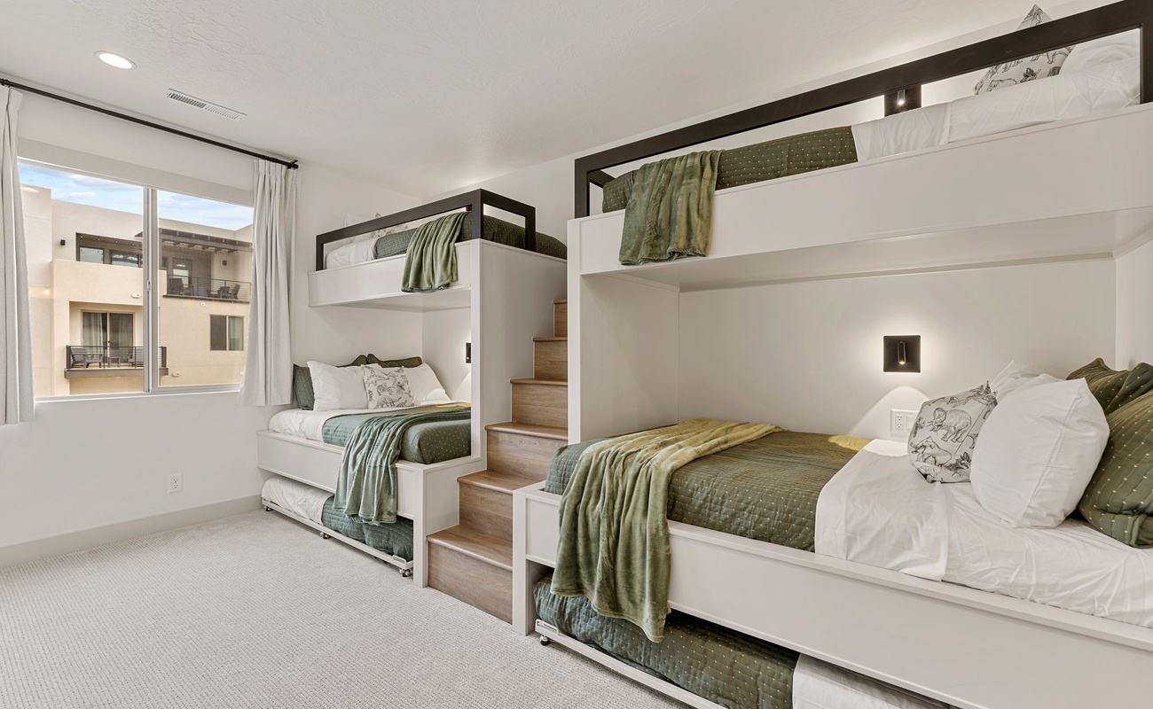 2 Twin/Double Bunks + 2 Twin Trundles