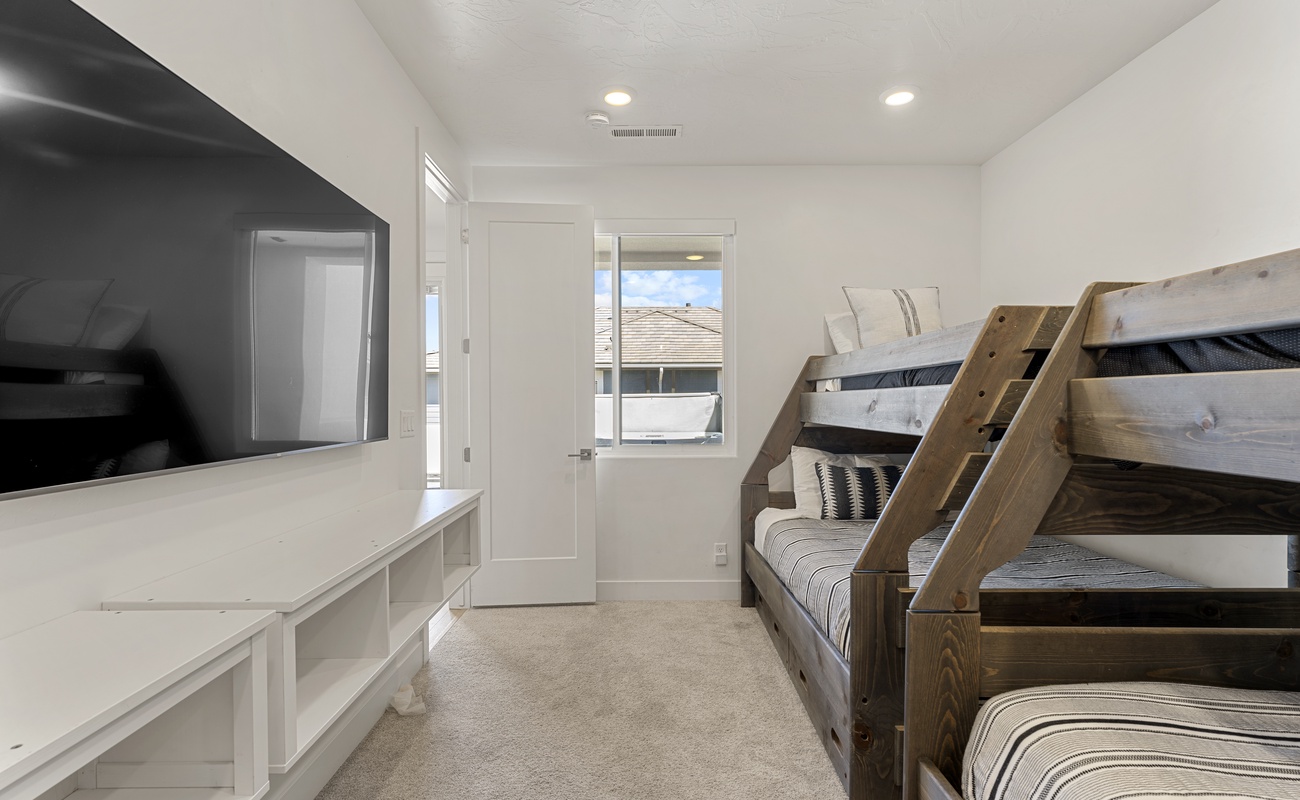 2 Twin/Full Bunks with Twin Trundles