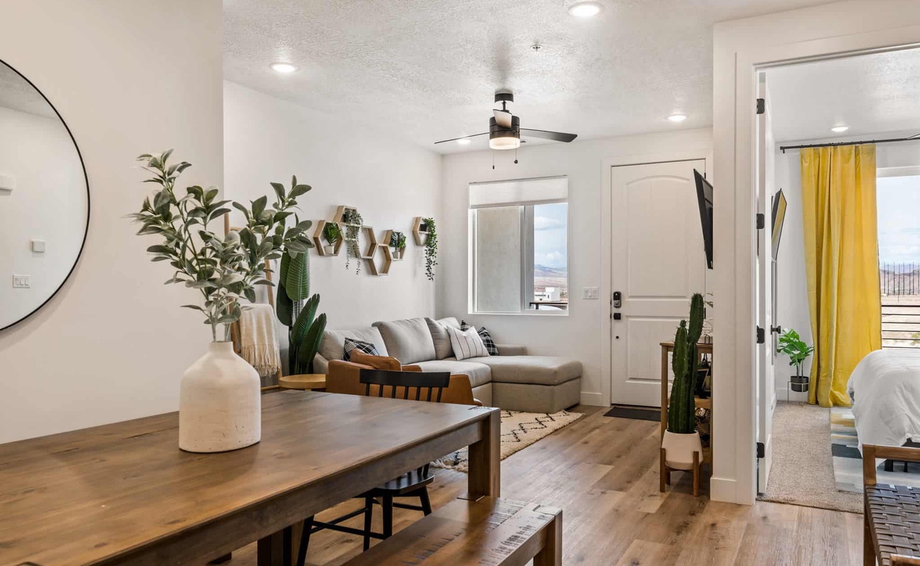 Dining Area and Living Room