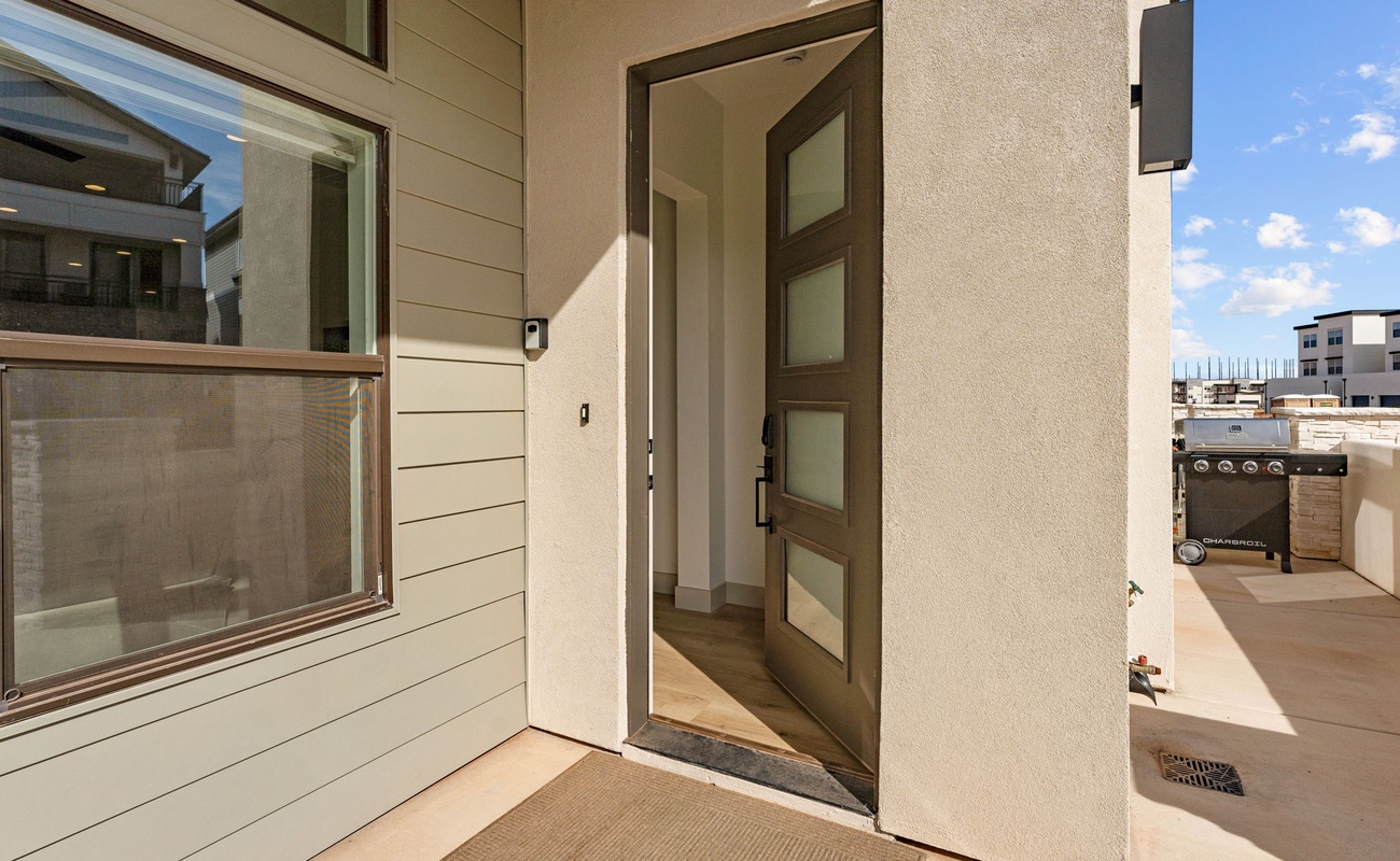 Entrance + BBQ Grill