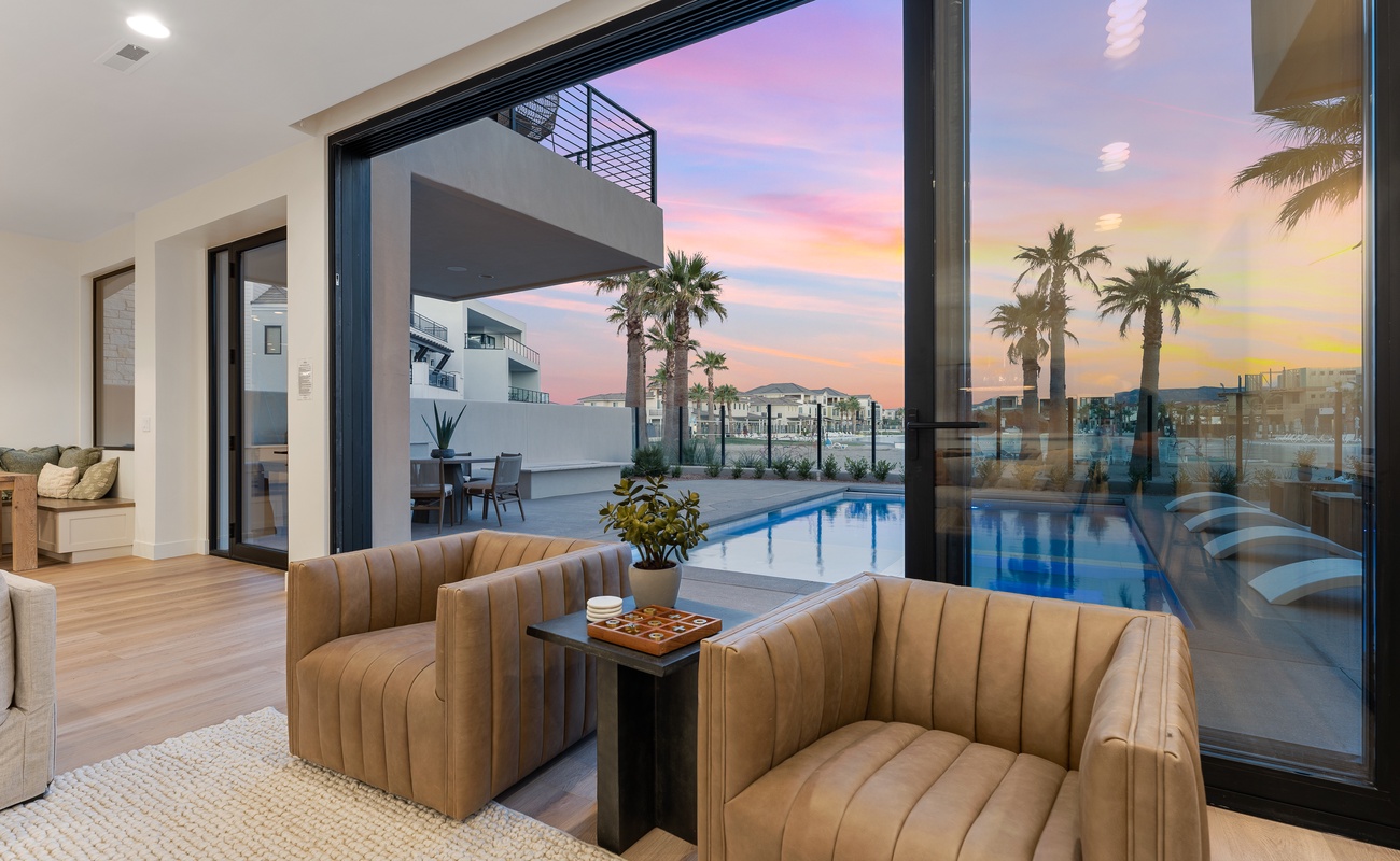 Private Pool at Dusk