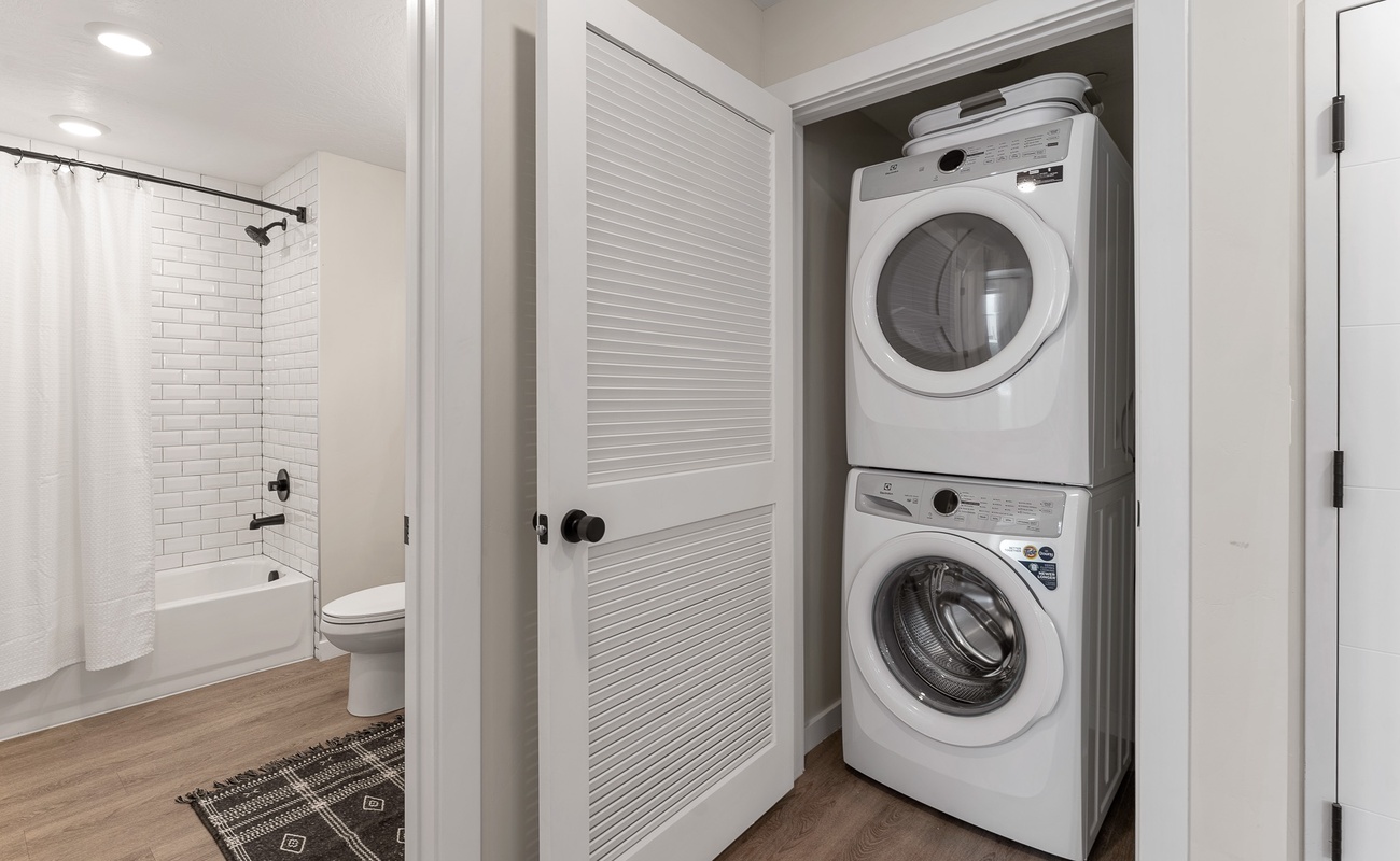 Stacked Washer and Dryer