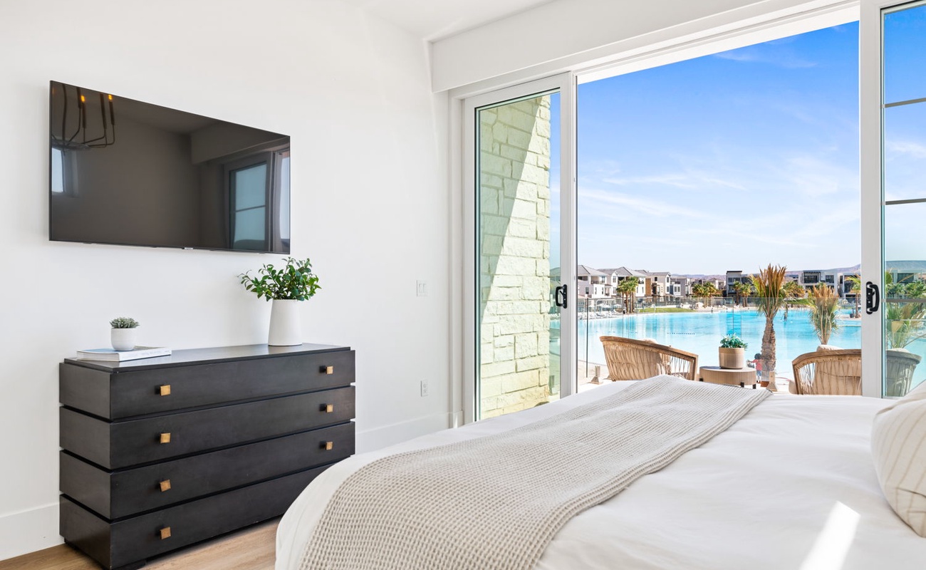 King Bedroom with Walkout Patio