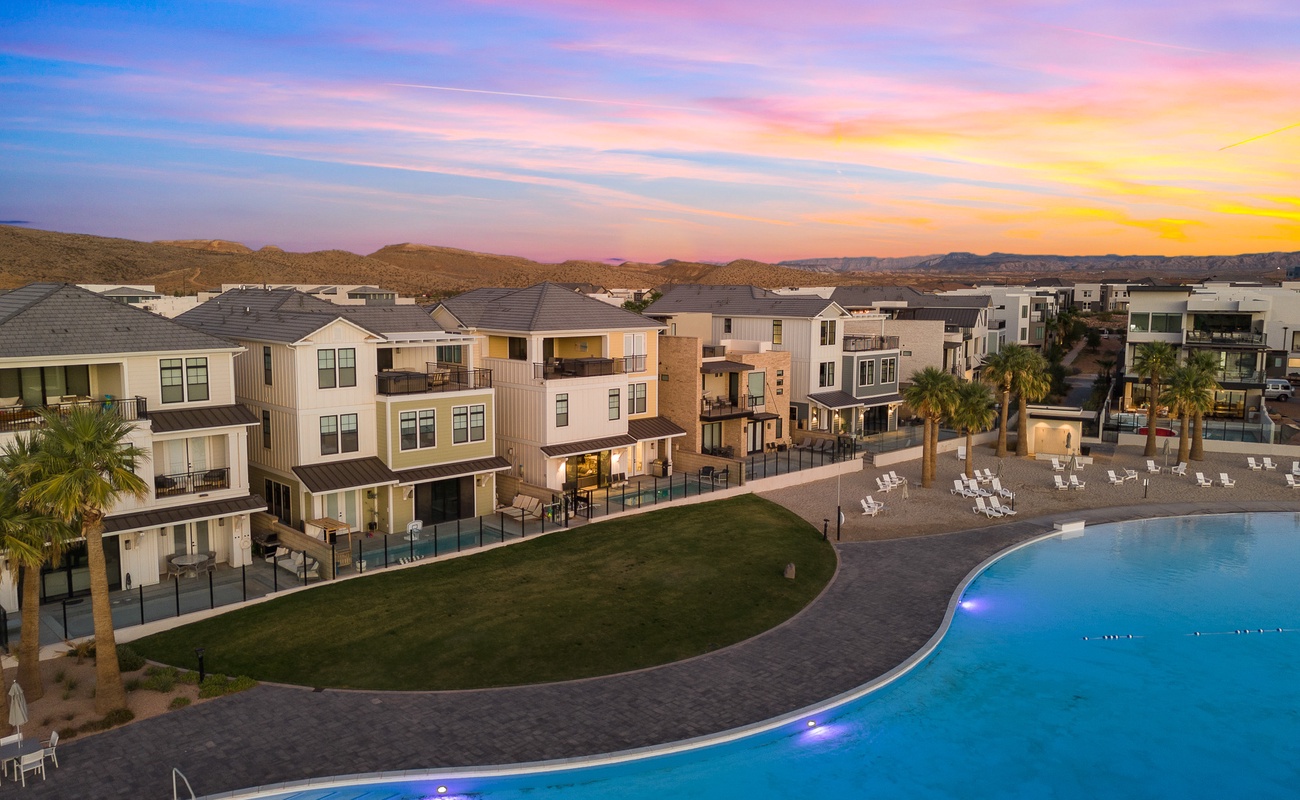 Aerial view of Lagoon Front