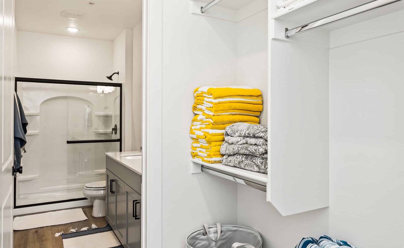 Master Closet and Bathroom