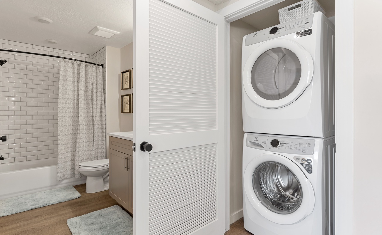 Stacked Washer and Dryer