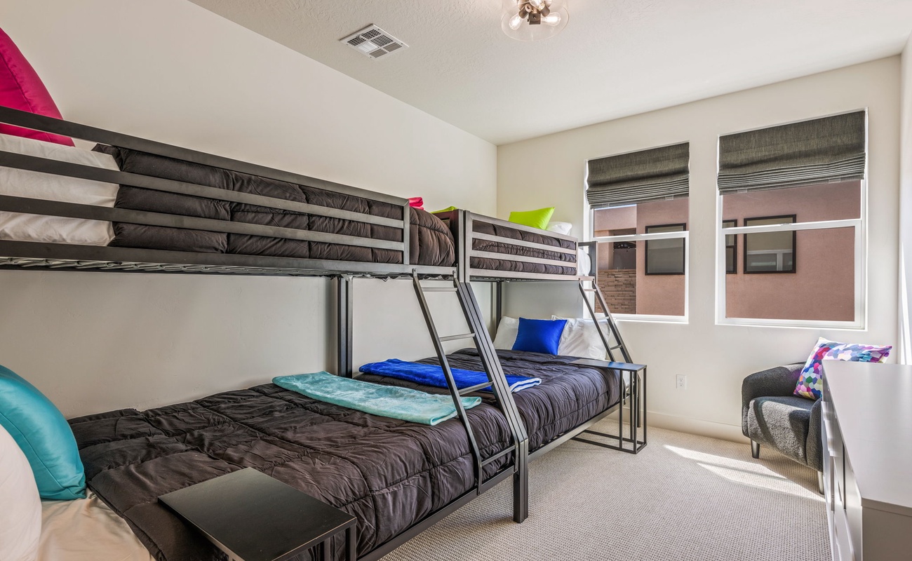 2 Twin/Double Bunk Beds
