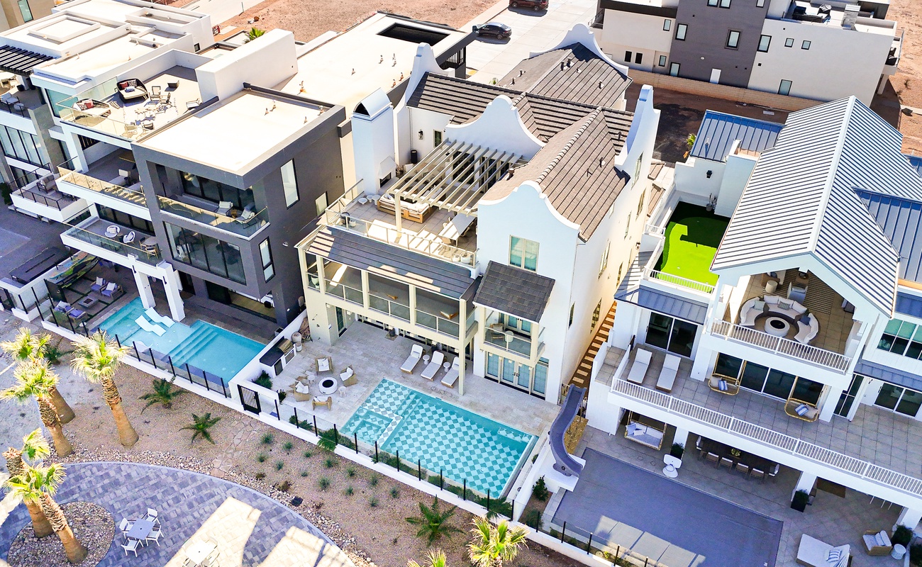 Aerial View: Patio / Private Pool and Hot Tub