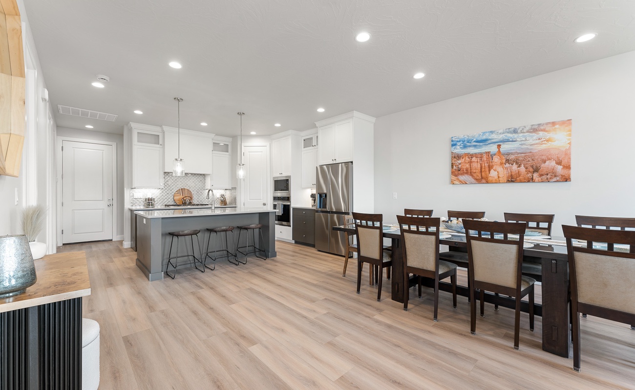 Kitchen and Dining Area