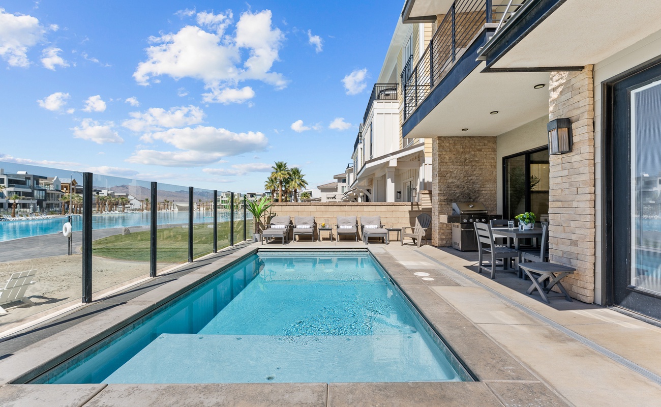Backyard Private Pool with Lagoon Access