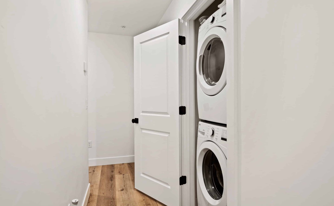 Stacked Washer and Dryer
