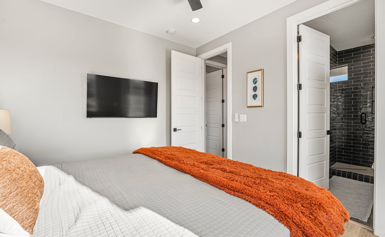 King Bedroom with Attached Bathroom