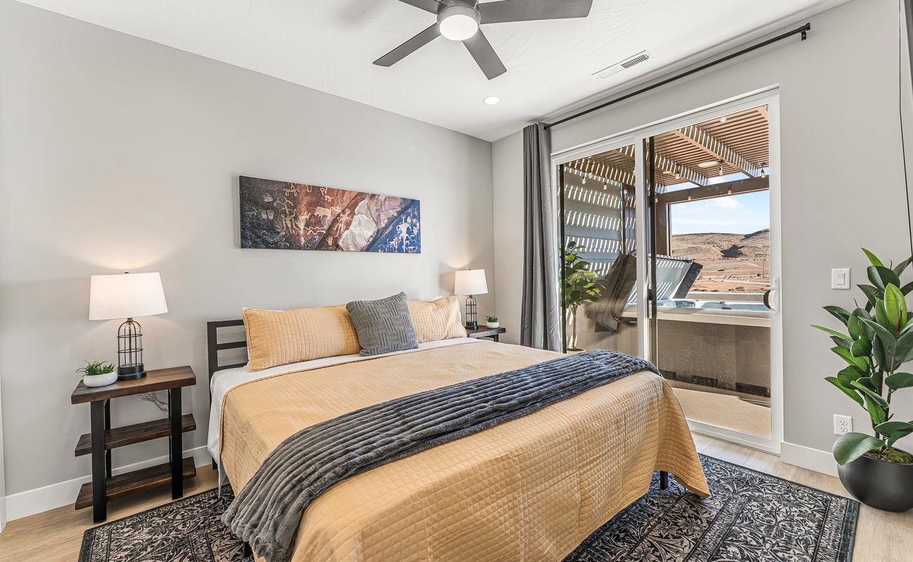 King Bedroom with Attached Bathroom