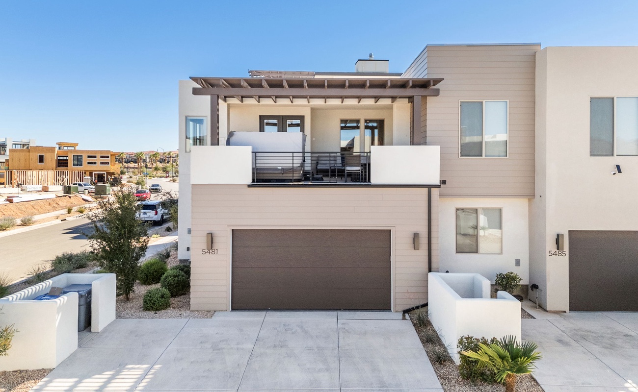 Driveway and 2 Car Garage