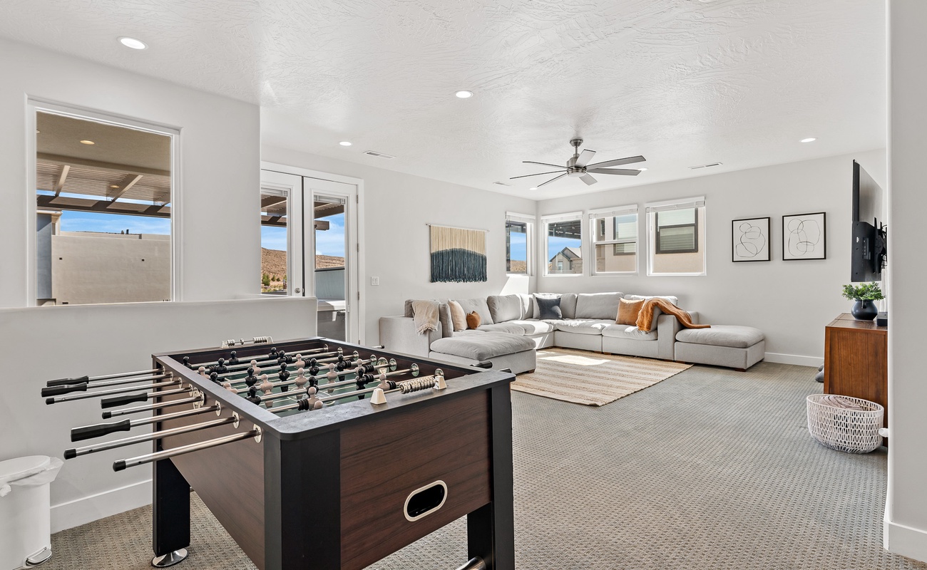 Living Space and Game Area