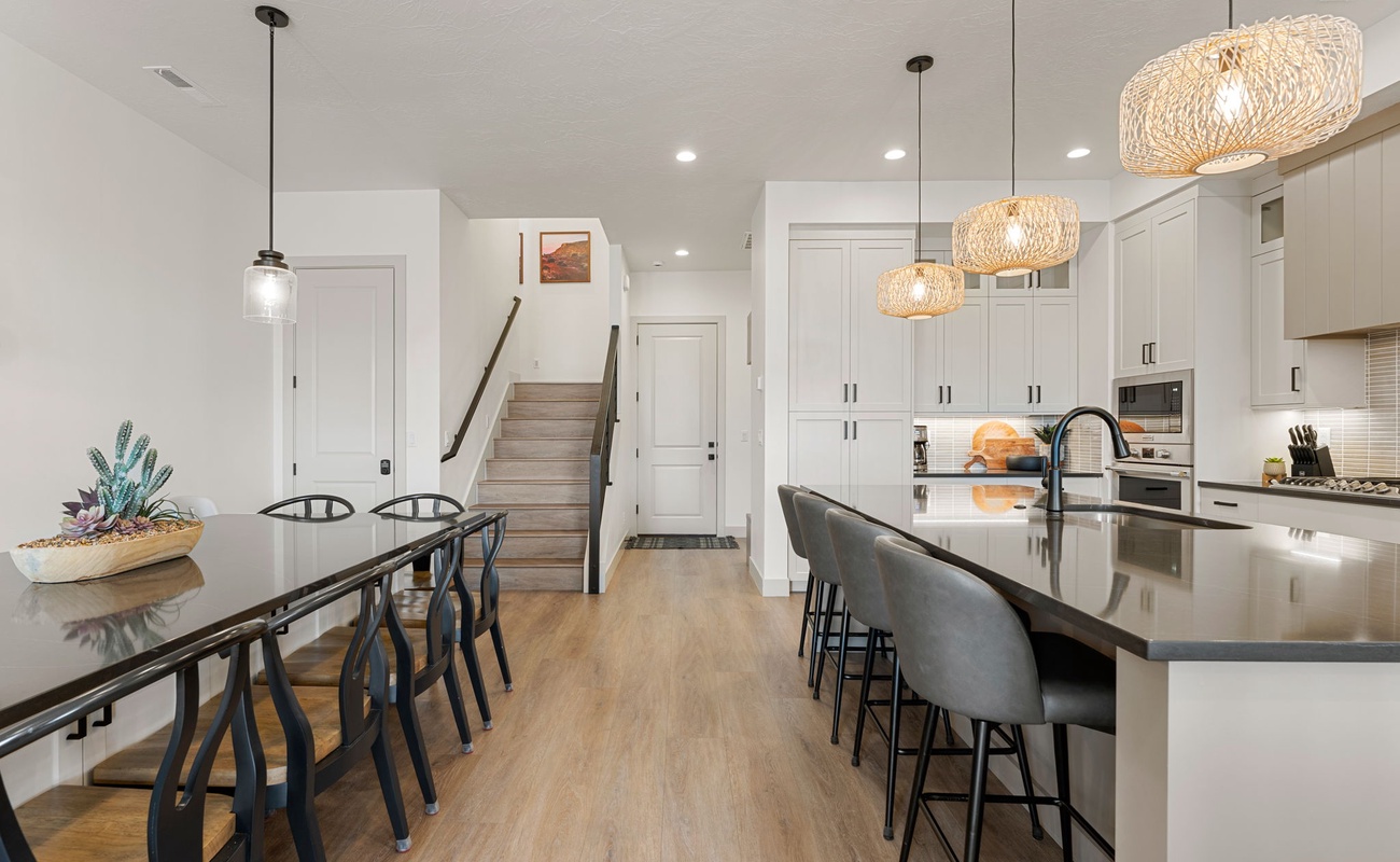Dining Room + Fully Equipped Kitchen