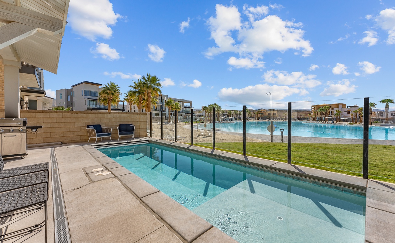 Private Pool with Lagoon Access