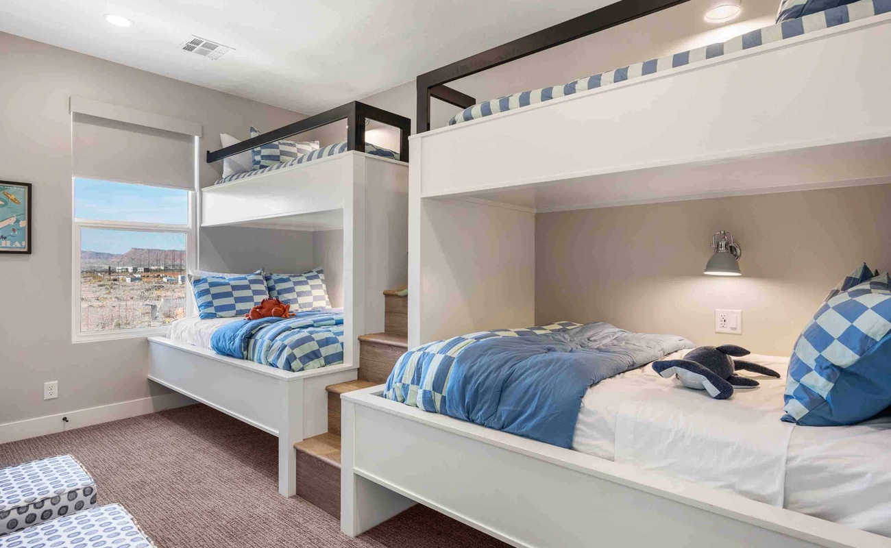 2 Twin/Double Bunks, 2 Twin Trundles