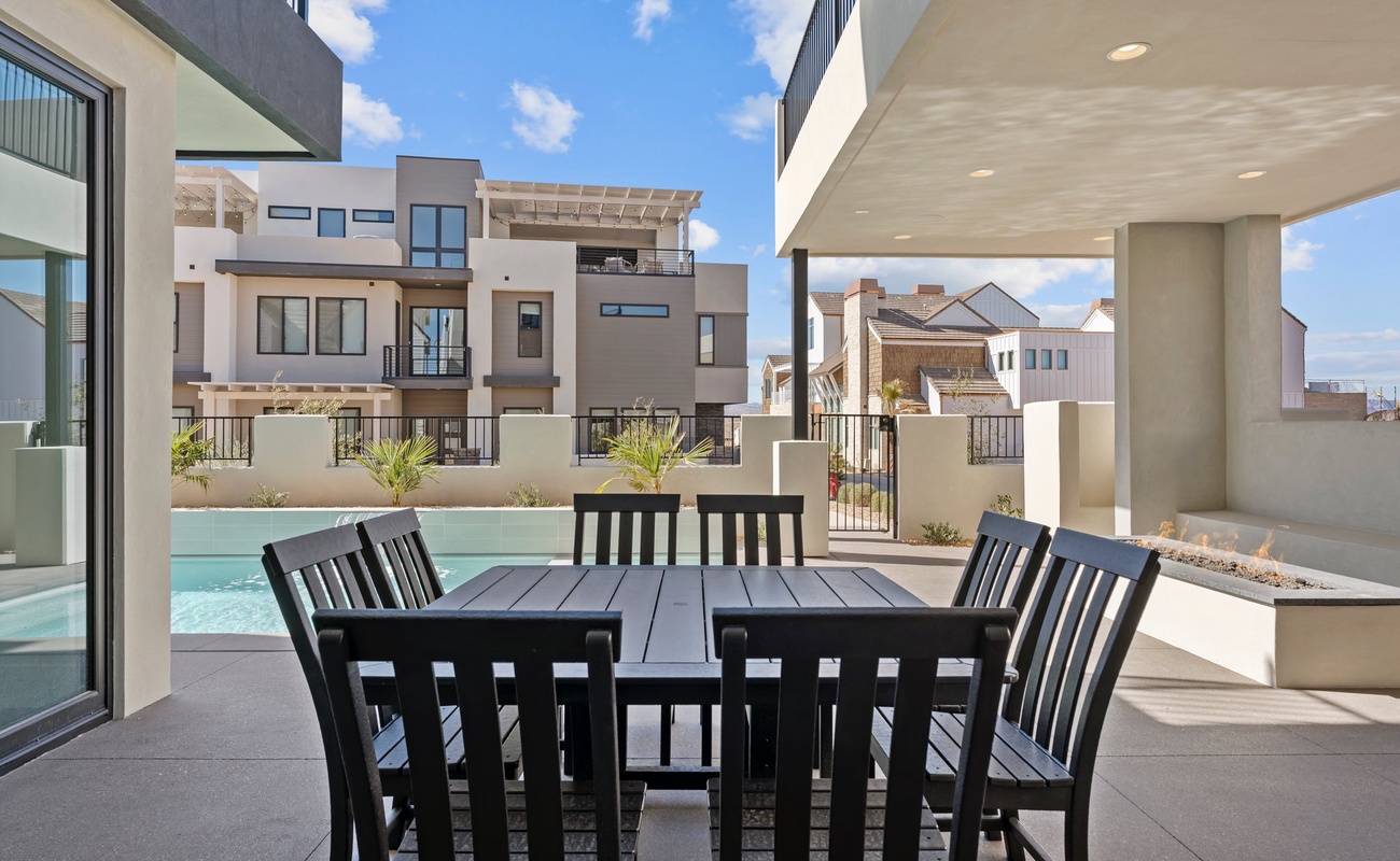 Patio Seating by the Pool