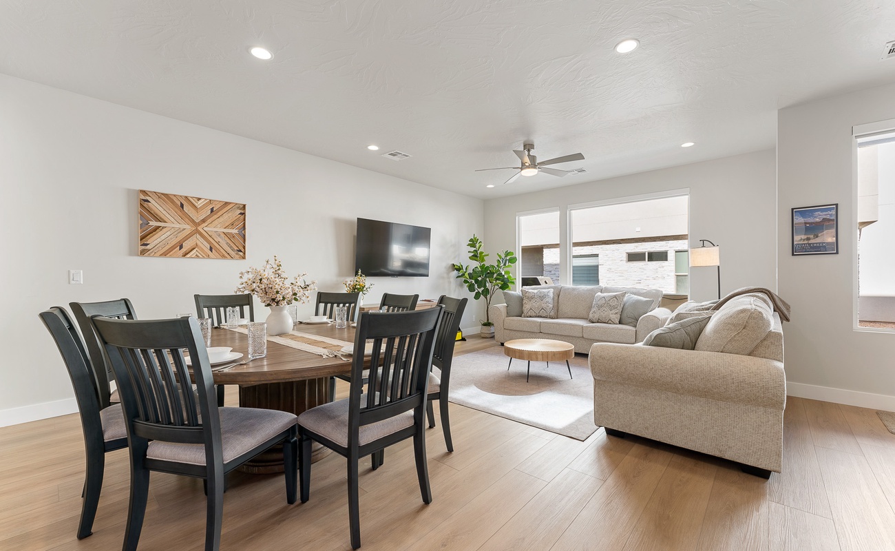 Living Room & Dining Table