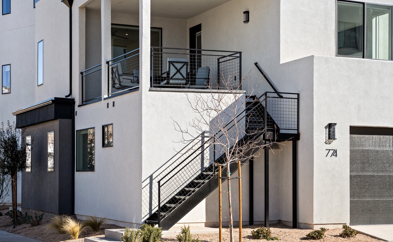 Stairs Leading to Entrance