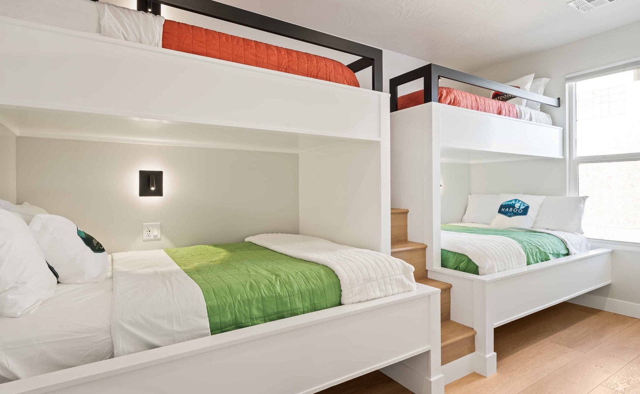 2 Twin/Double Bunk Beds