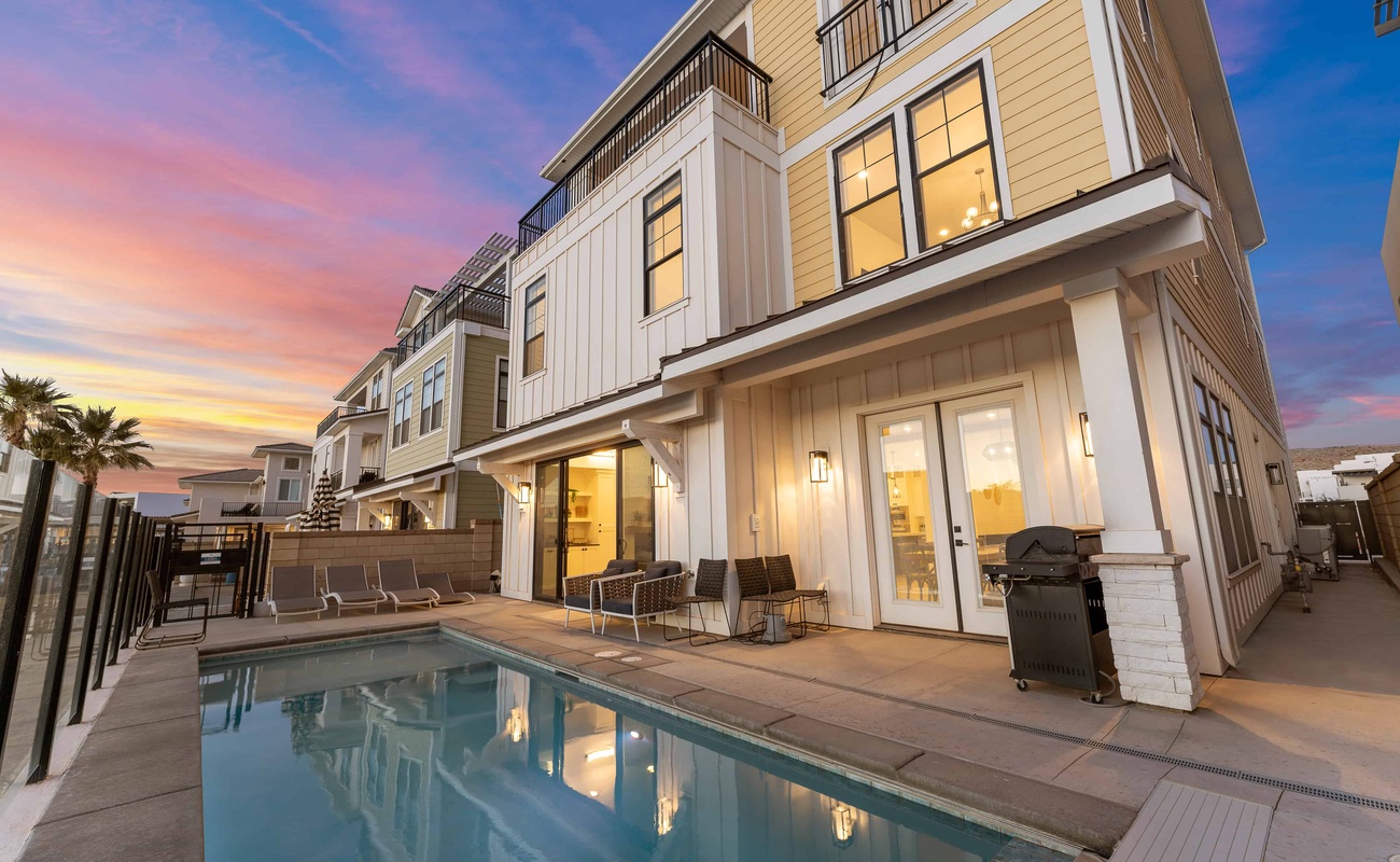 Backyard with Private Pool