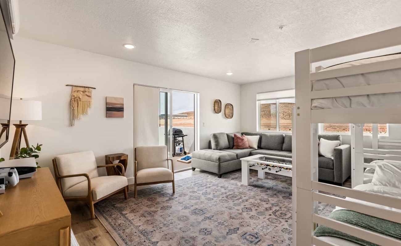 2 Twin/Twin Bunks and Loft