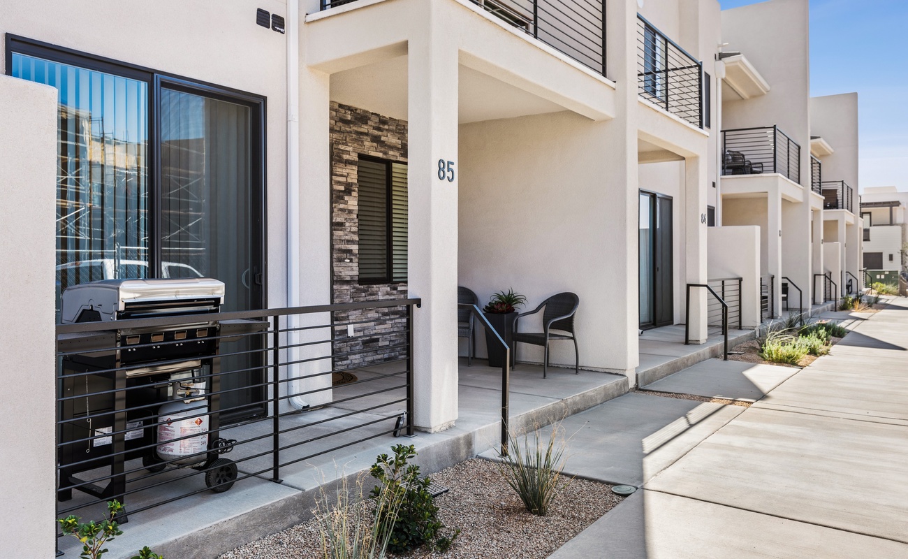 Front Patio Area with BBQ