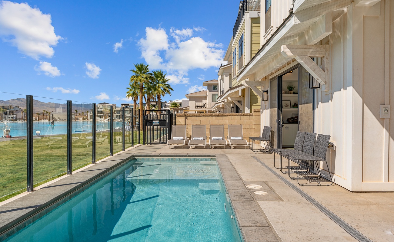 Private Pool with Lagoon Access